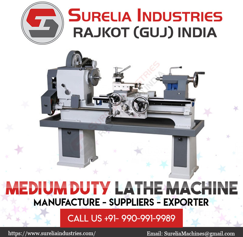 What do you meant by Medium Duty Lathe Machine and its types?, Lathe Machine