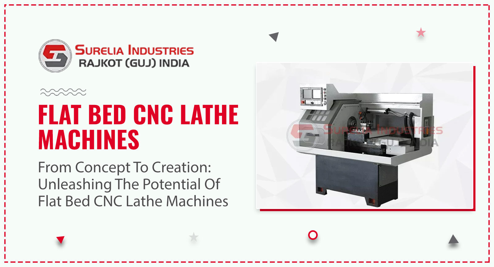 From Concept to Creation: Unleashing the Potential of Flat Bed CNC Lathe Machines, Lathe Machine