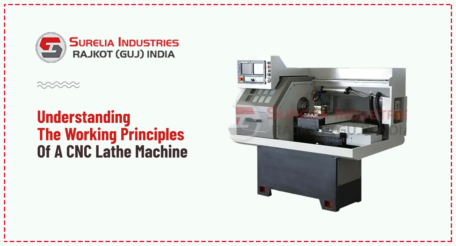 CNC Lathe Machine Working Principle